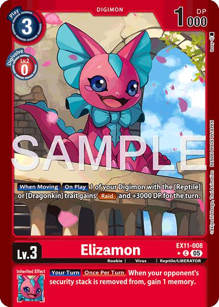Elizamon [EX11-008] (Alternate Art) [Dawn of Liberator]