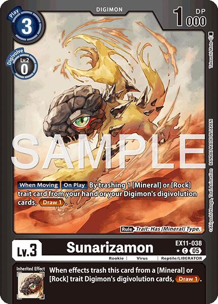 Sunarizamon [EX11-038] (Alternate Art) [Dawn of Liberator]