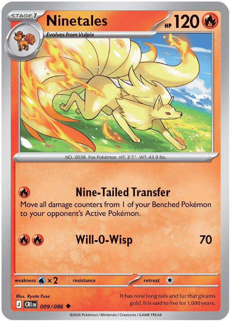 Ninetales (009/086) [Mega Evolution: Chaos Rising] – Dungeon