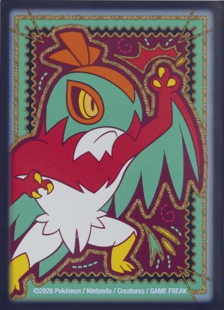 Pokemon Center Card Sleeves - Hawlucha Libre (65 Pack)