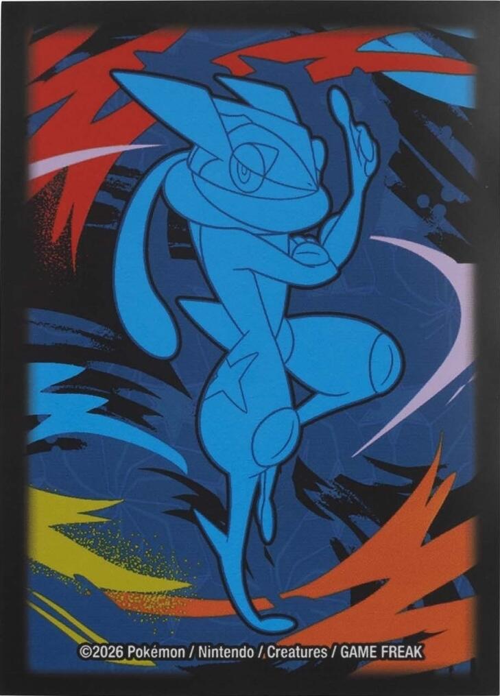 Pokemon Center Card Sleeves - Greninja Slashing Waves (65-Pack)
