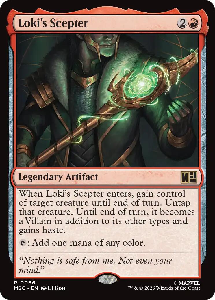 Loki's Scepter (Surge Foil) [Marvel Super Heroes Commander]