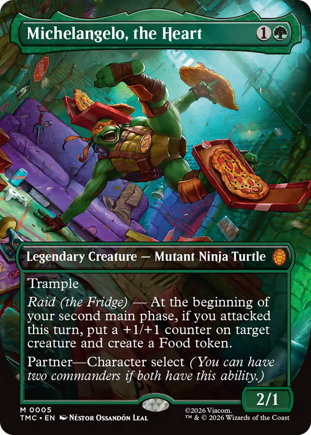 Michelangelo, the Heart (Borderless) [Teenage Mutant Ninja Turtles