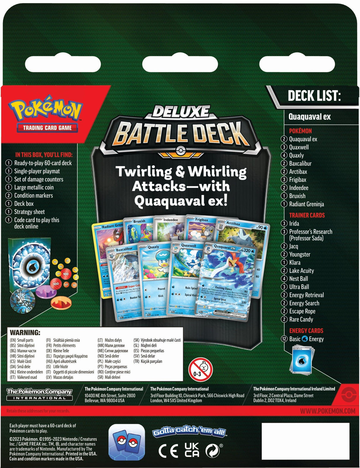 Pokemon - Deluxe Battle Deck - Quaquaval ex