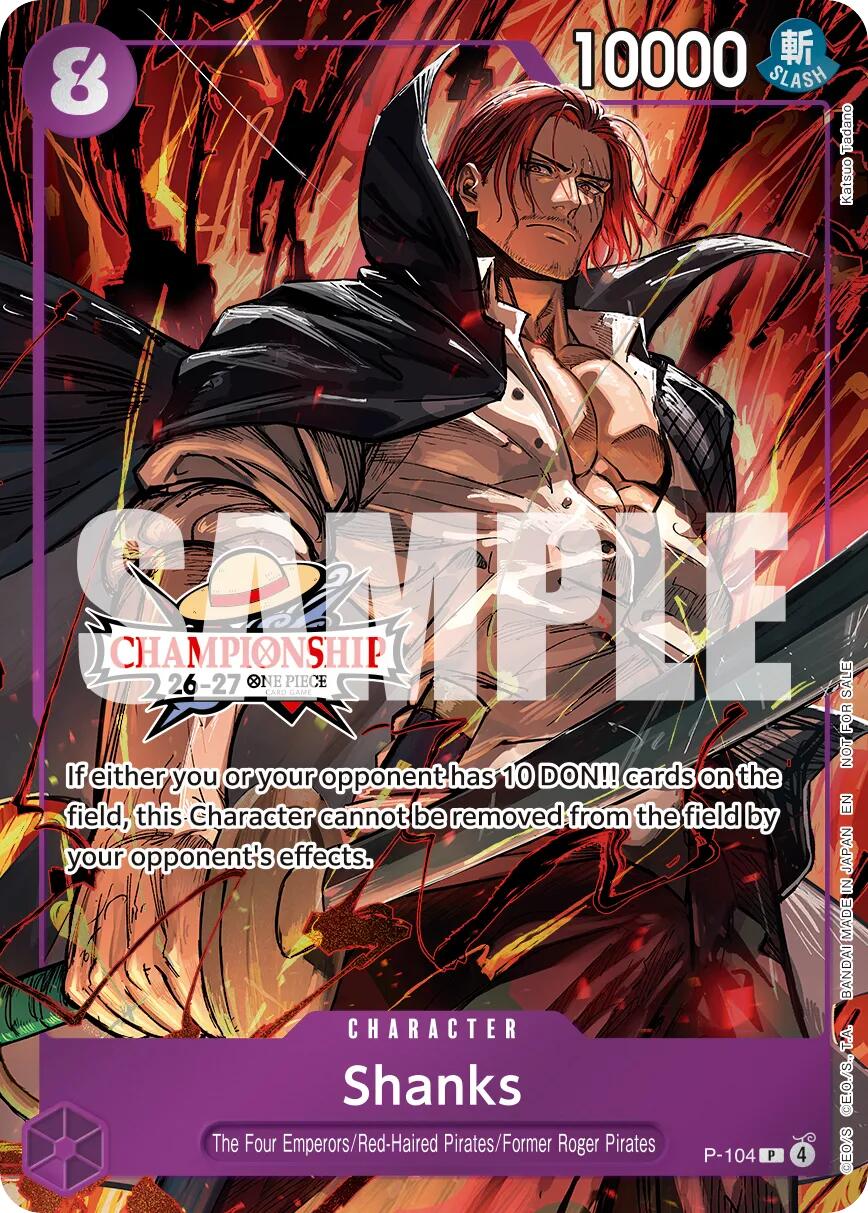Shanks (CS 26-27 Celebration Pack) [One Piece Promotion Cards]