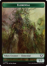 Beast (0006) // Elemental (0007) Double-Sided Token [Edge of Eternities Tokens]