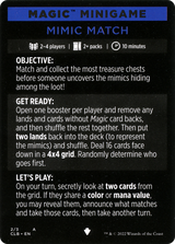 Mimic Match (Magic Minigame) [Commander Legends: Battle for Baldur's Gate Minigame]