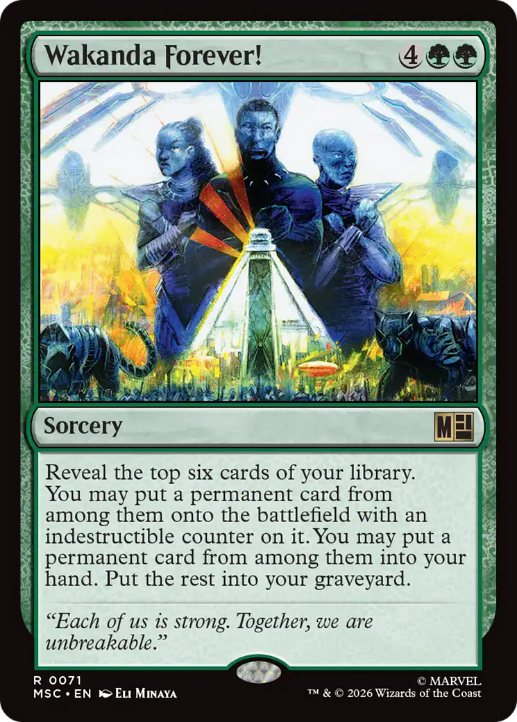 Wakanda Forever! [Marvel Super Heroes Commander]