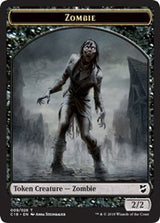 Zombie // Shapeshifter Double-Sided Token [Commander 2018 Tokens]