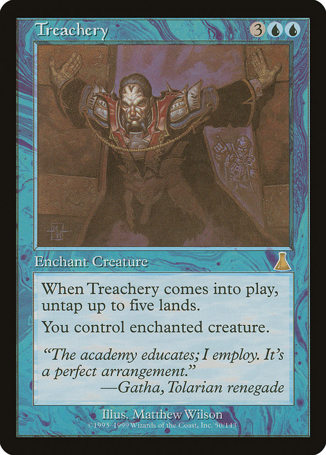 Treachery [Urza's Destiny] enchant creature