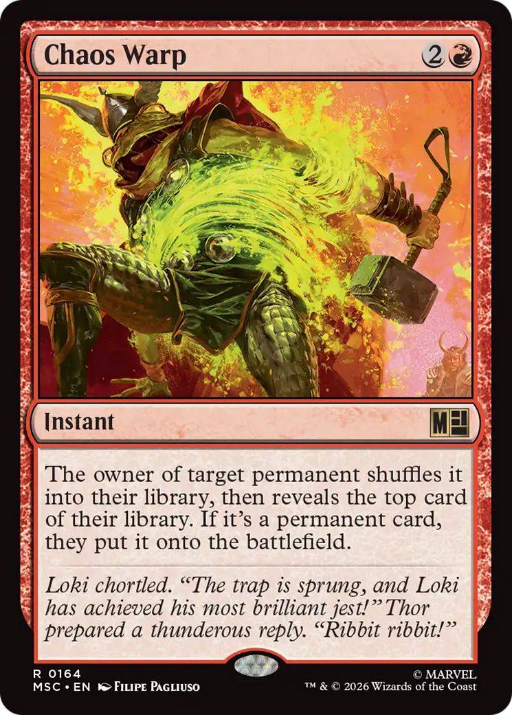 Chaos Warp (Surge Foil) [Marvel Super Heroes Commander]