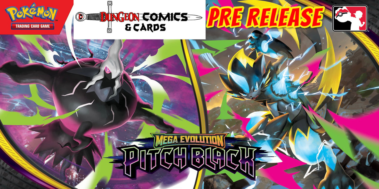 Pokémon TCG - Mega Evolution Pitch Black Pre Release Event Ticket
