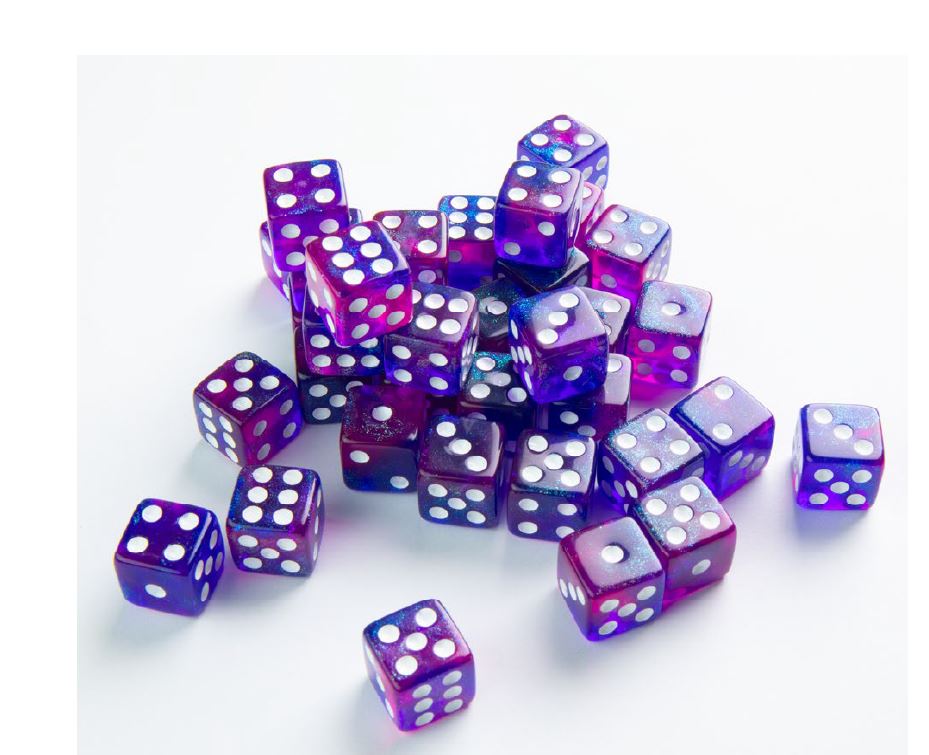 Gamegenic Dice: 36x D6: 12 mm: Galaxy Series