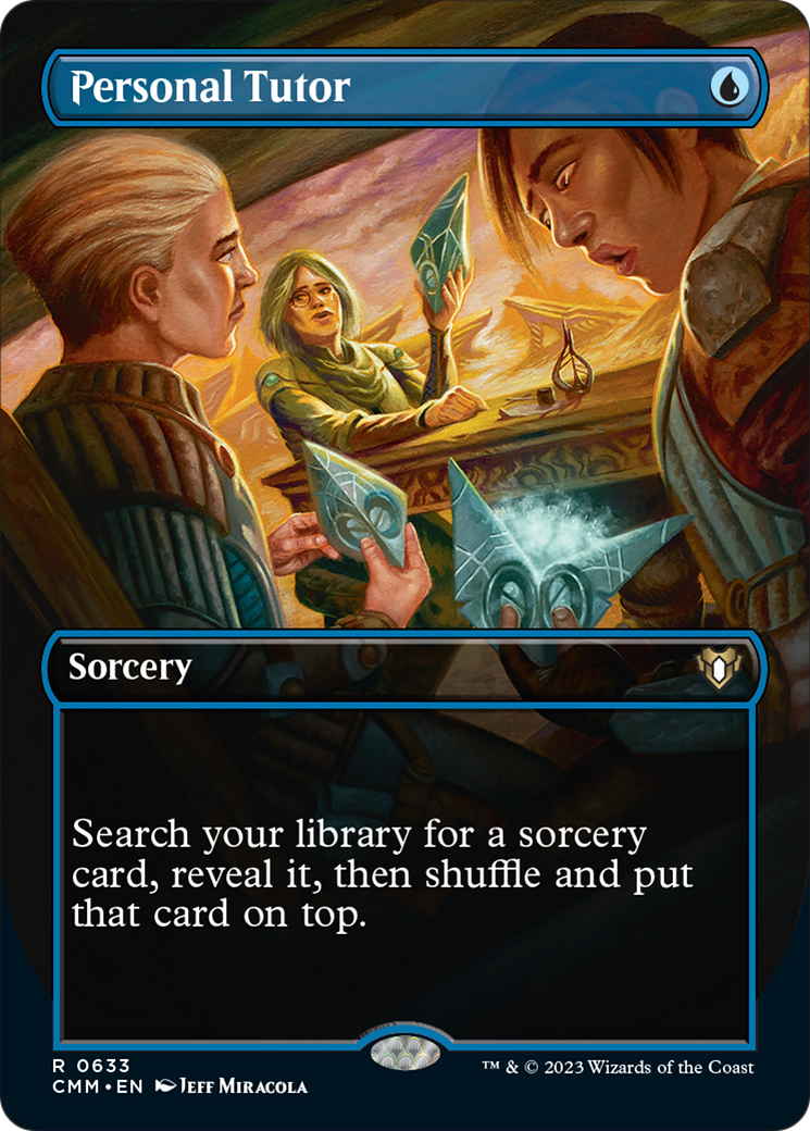 Personal Tutor (Boarderless Alternate Art) [Commander Masters]