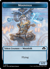 Phyrexian Germ // Moonfolk Double-Sided Token [Modern Horizons 3 Tokens]