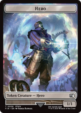 Hero (0008) // Bird (0017) Double-Sided Token [FINAL FANTASY Tokens]