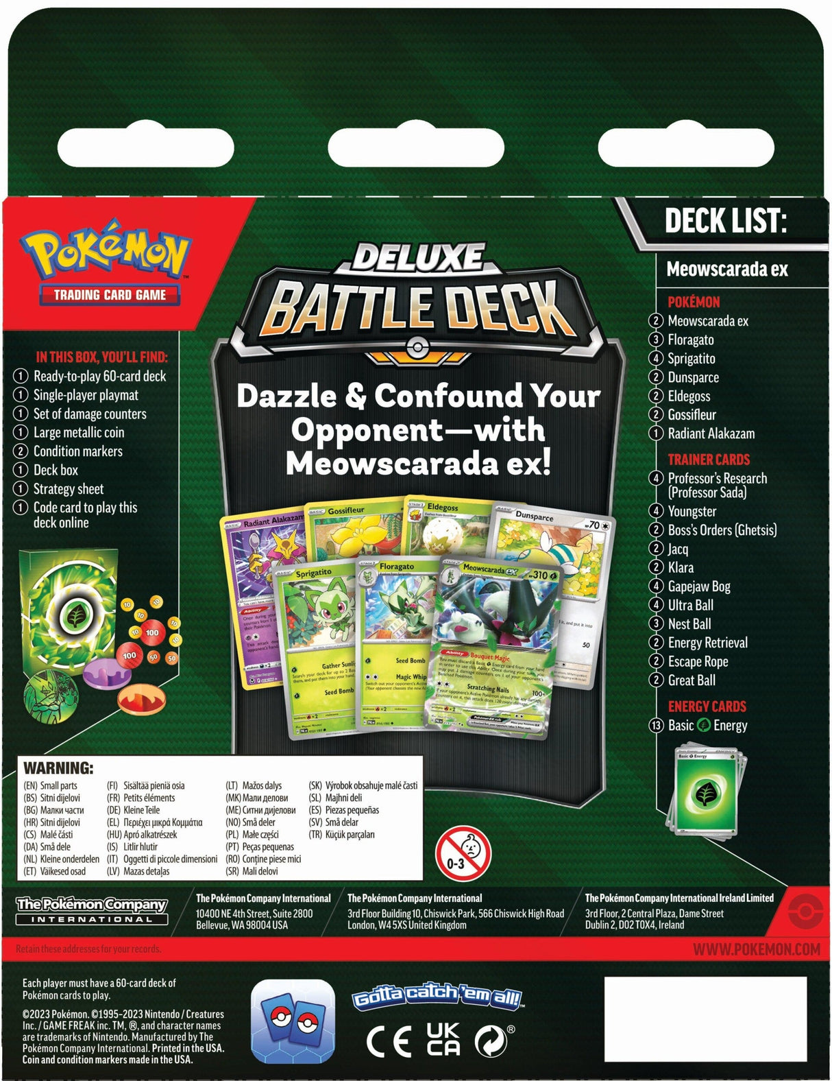 Pokemon - Deluxe Battle Deck - Meowscarada ex
