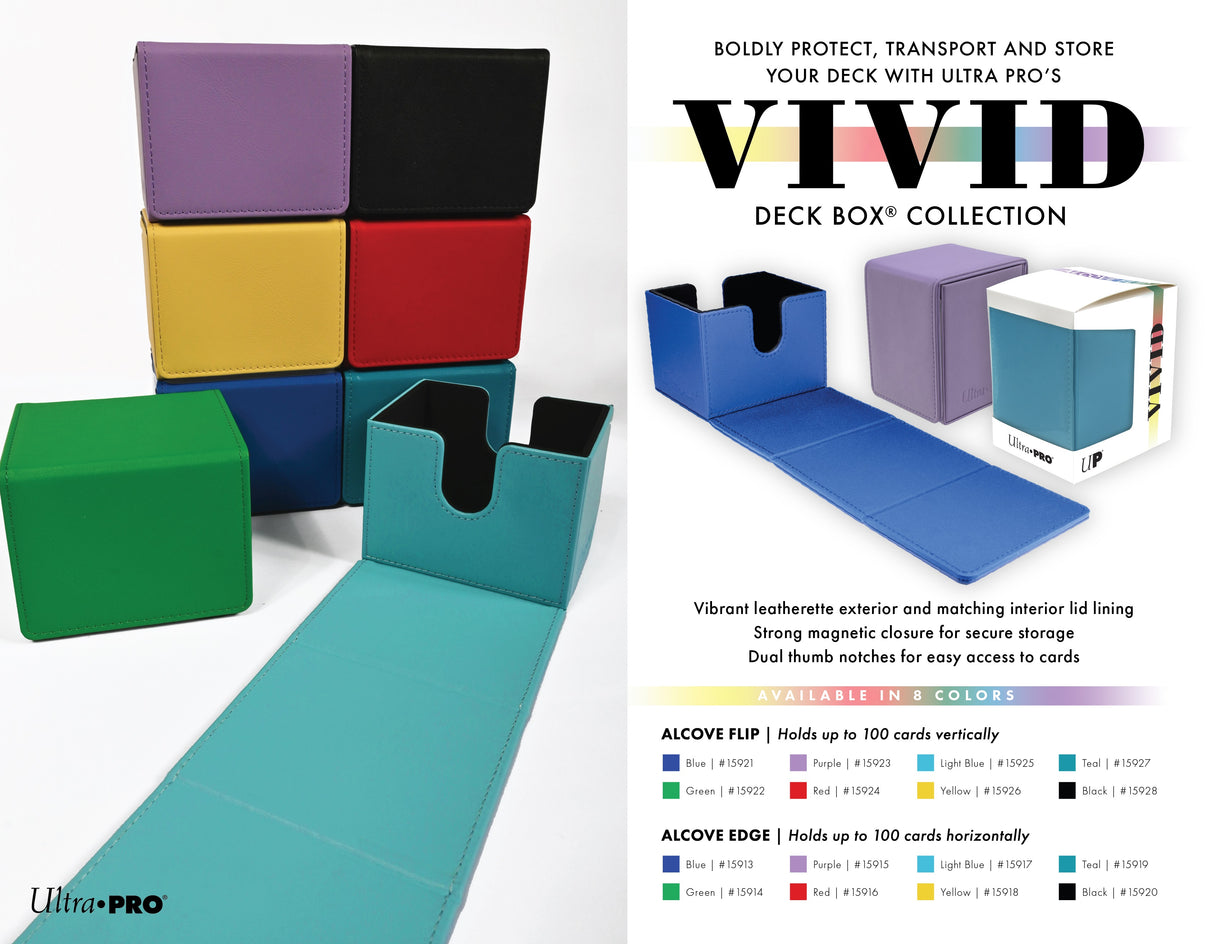Ultra Pro Vivid Alcove Edge Deck Box 100+