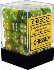 Chessex Dice: Set of 36 12mm d6