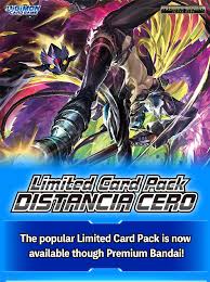 Digimon - LM09 - LIMITED CARD PACK DISTANCIA CERO (pre order)