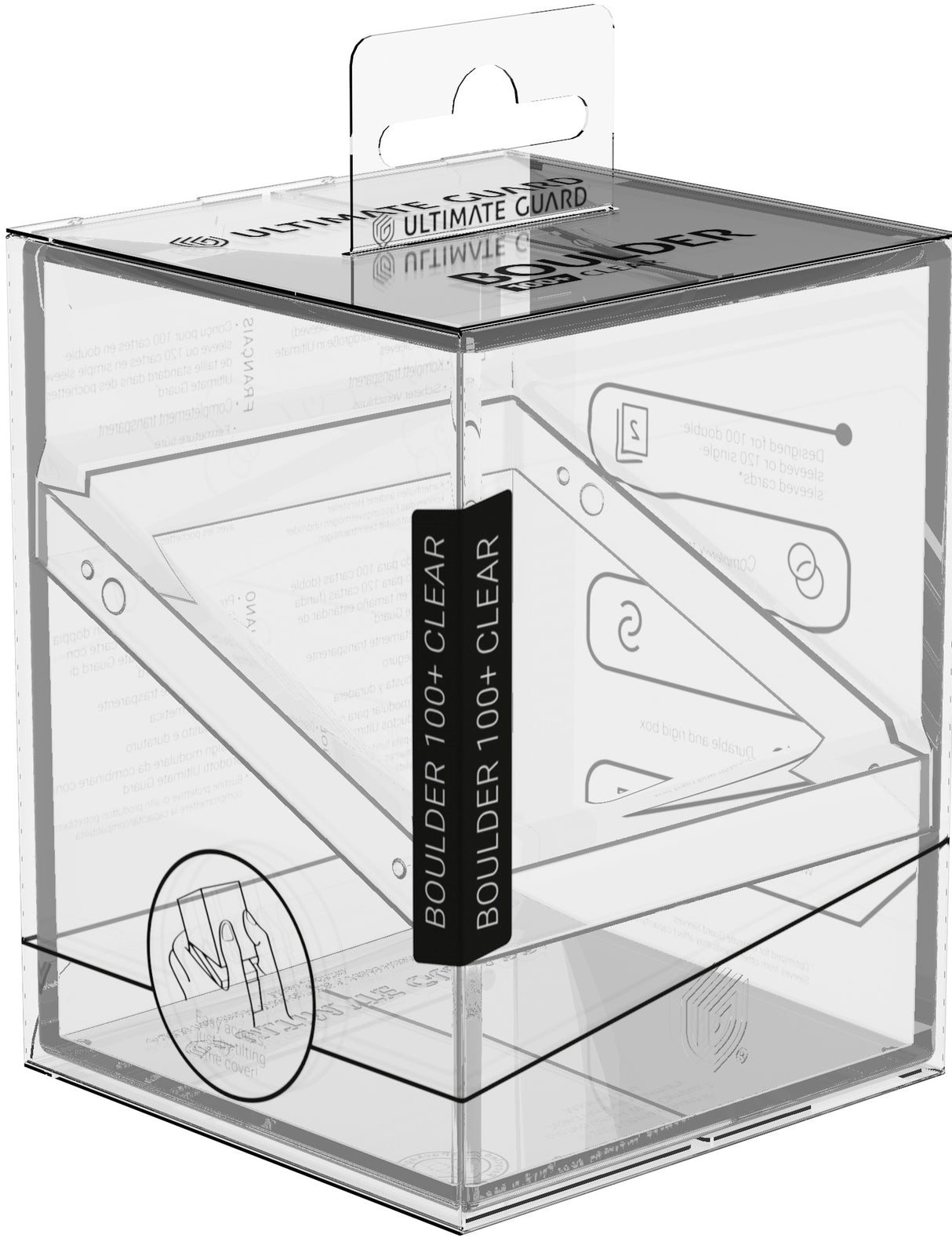 Ultimate Guard Deck Case Boulder 100+ CLEAR