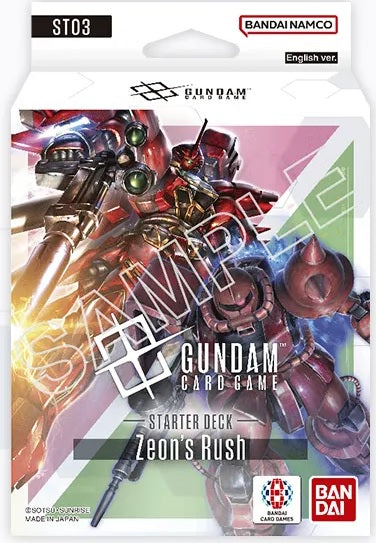 Gundam Card Game - ST03 - ZEON'S RUSH STARTER DECK