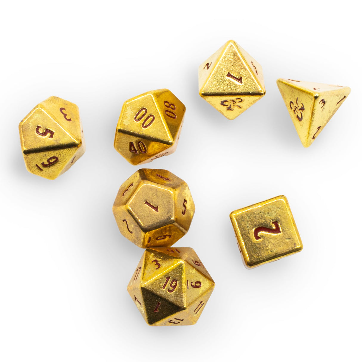 Ultra Pro Heavy Metal Dice - Dungeons & Dragons 50th Anniversary