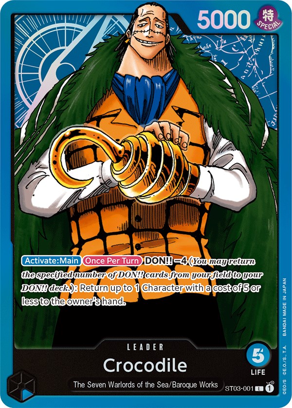 Crocodile st03-001 [Starter Deck: The Seven Warlords of The Sea]