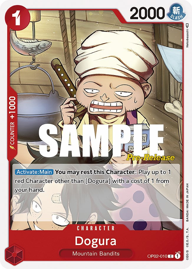 Dogura [Paramount War Pre-Release Cards] op02-010