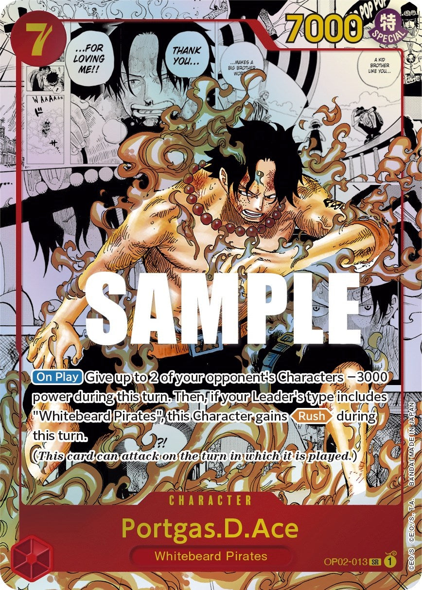 Portgas.D.Ace (Alternate Art) [Paramount War] OP02-013