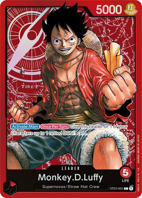 Monkey.D.Luffy (001) [Starter Deck: Straw Hat Crew] st01-001