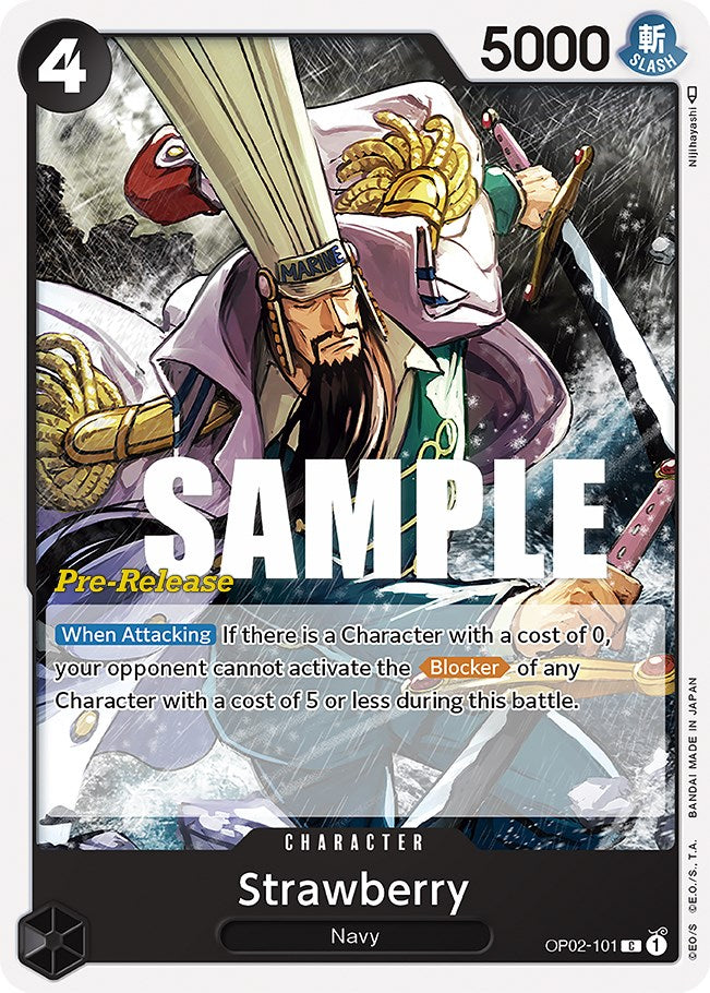 Strawberry [Paramount War Pre-Release Cards] op02-101
