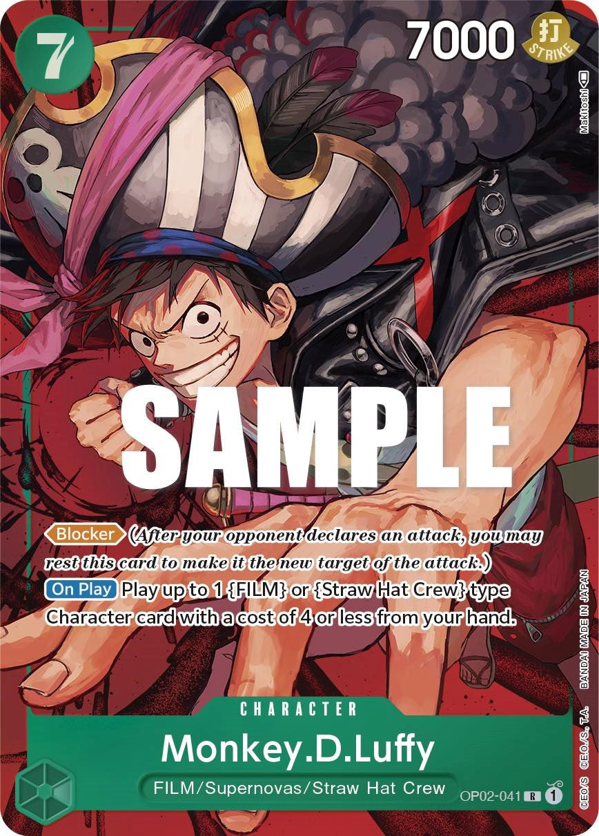 Monkey.D.Luffy (Alternate Art) [Paramount War] op02-041