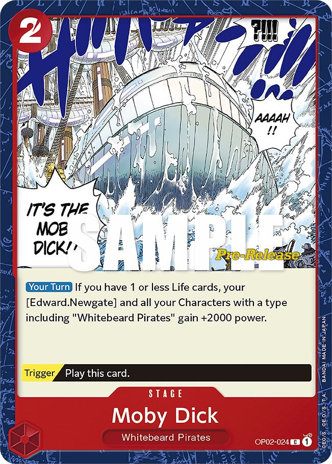 Moby Dick [Paramount War Pre-Release Cards] op02-024