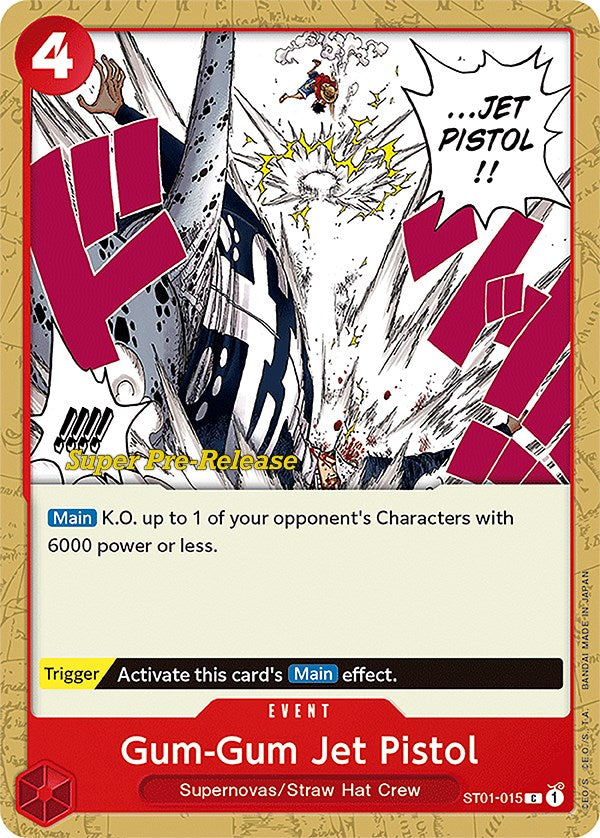Gum-Gum Jet Pistol [Super Pre-Release Starter Deck: Straw Hat Crew] st01-015