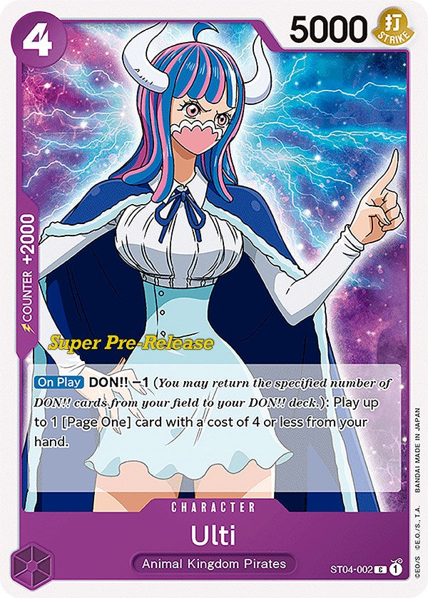 Ulti [Super Pre-Release Starter Deck: Animal Kingdom Pirates] st04-004