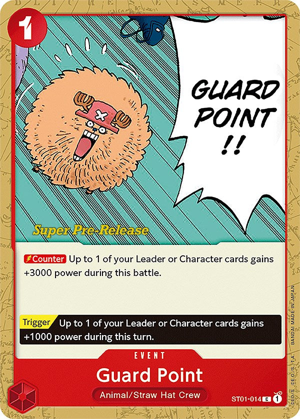 Guard Point [Super Pre-Release Starter Deck: Straw Hat Crew] st01-014