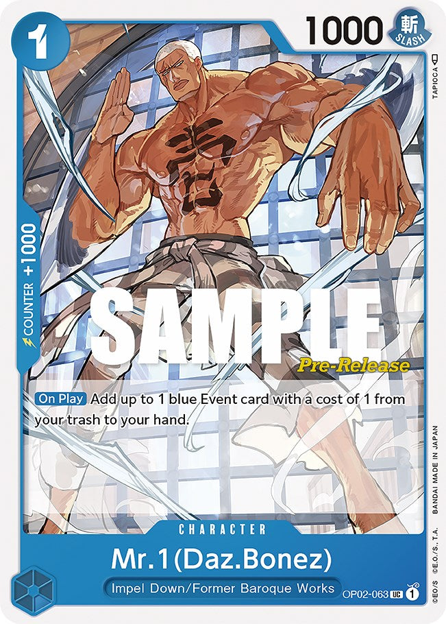 Mr.1 (Daz.Bonez) [Paramount War Pre-Release Cards] op02-063