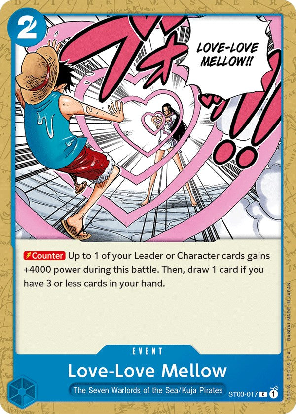 Love-Love Mellow [Starter Deck: The Seven Warlords of The Sea] st03-017