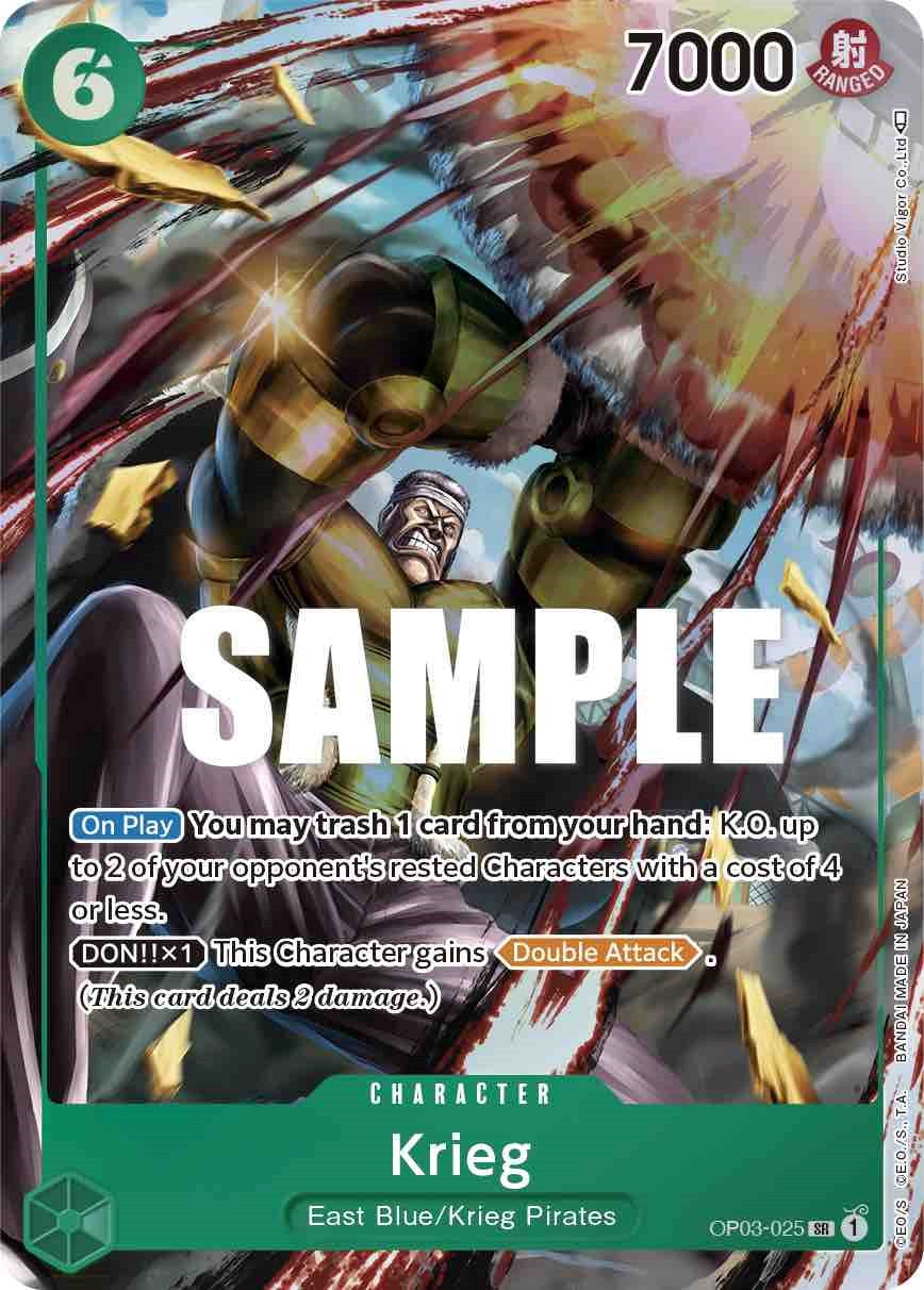 Krieg (Alternate Art) [Pillars of Strength] op03-025
