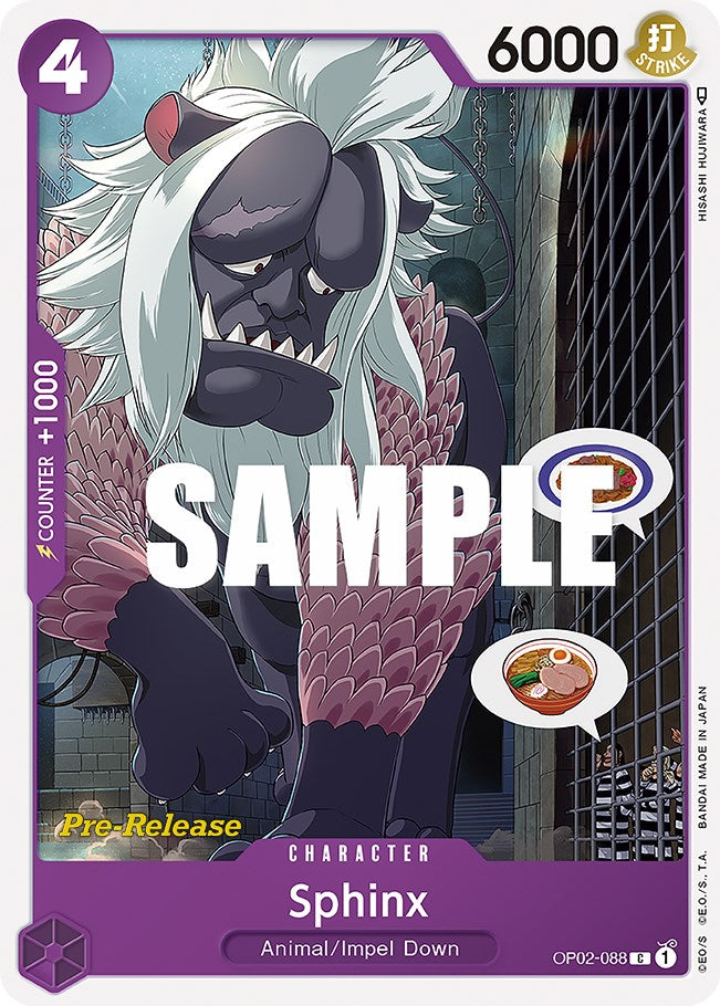 Sphinx [Paramount War Pre-Release Cards] op02-088