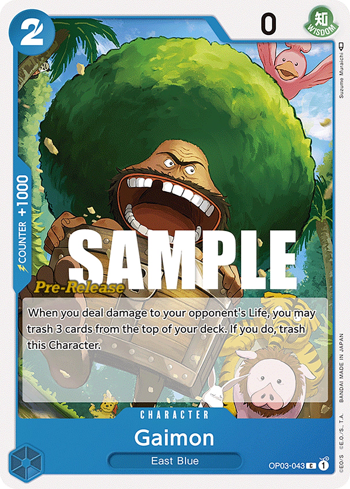 Gaimon [Pillars of Strength Pre-Release Cards] op03-043