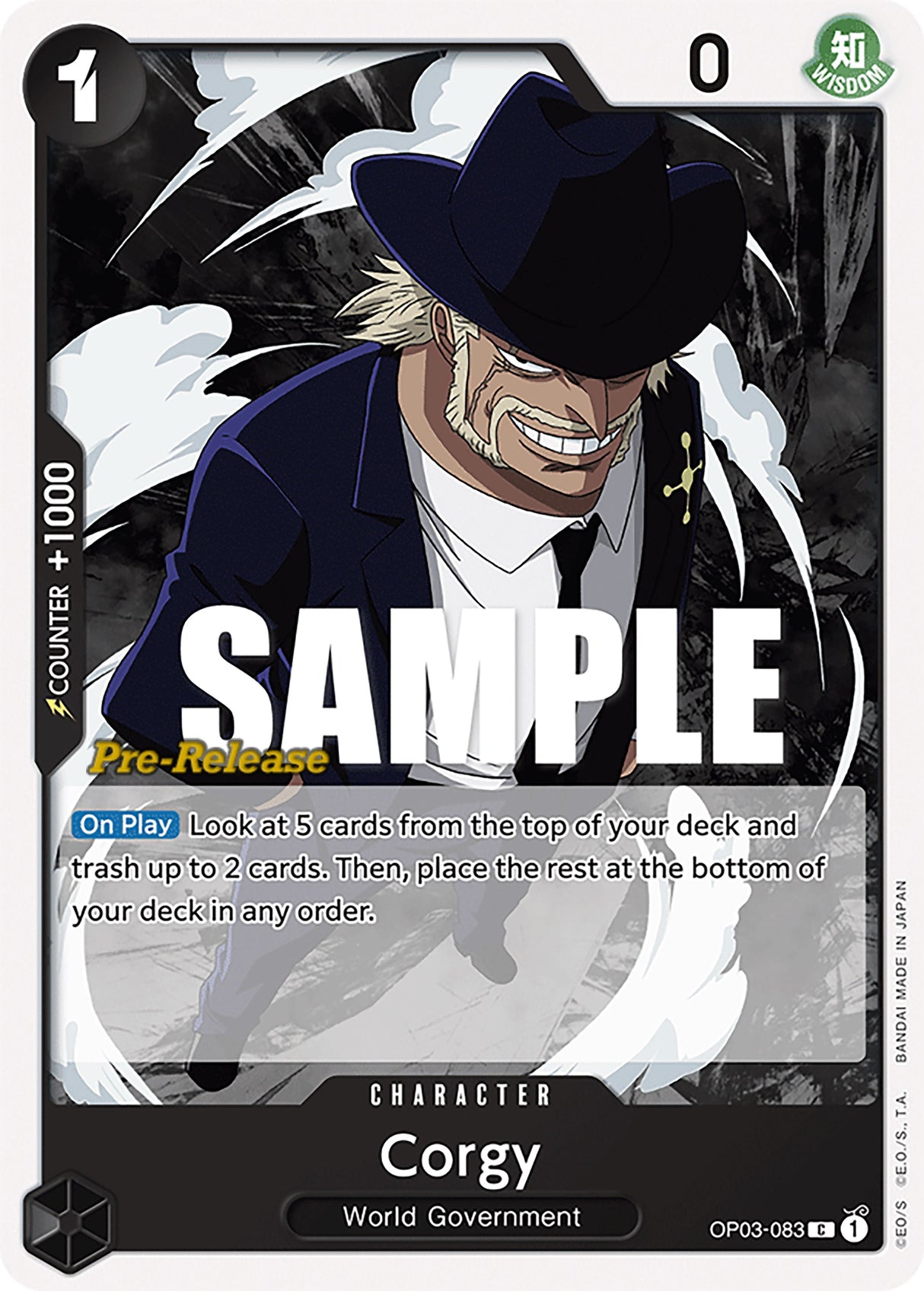 Corgy [Pillars of Strength Pre-Release Cards] op03-083