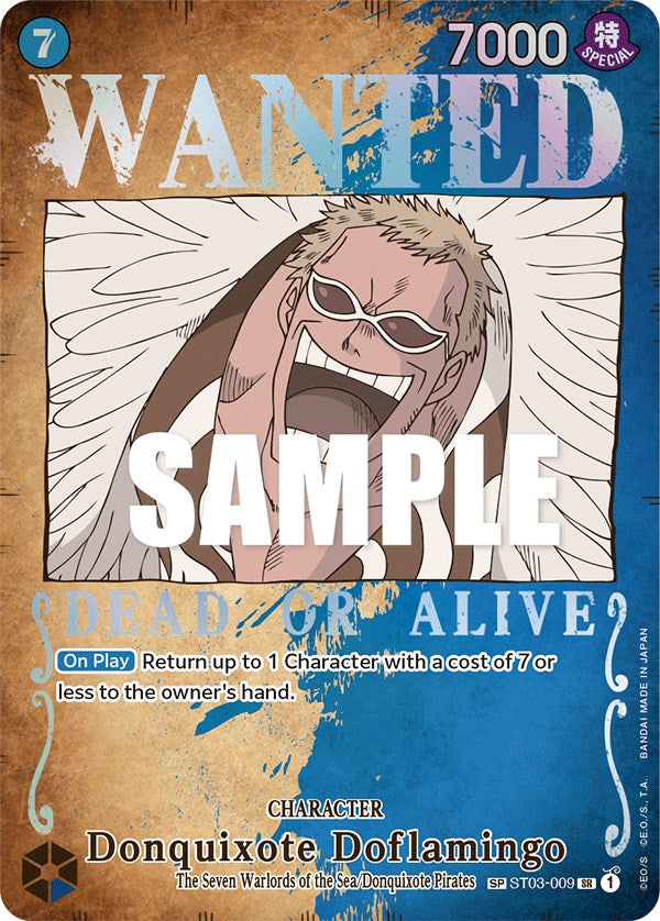 Donquixote Doflamingo (Wanted Poster) [Pillars of Strength] st03-009