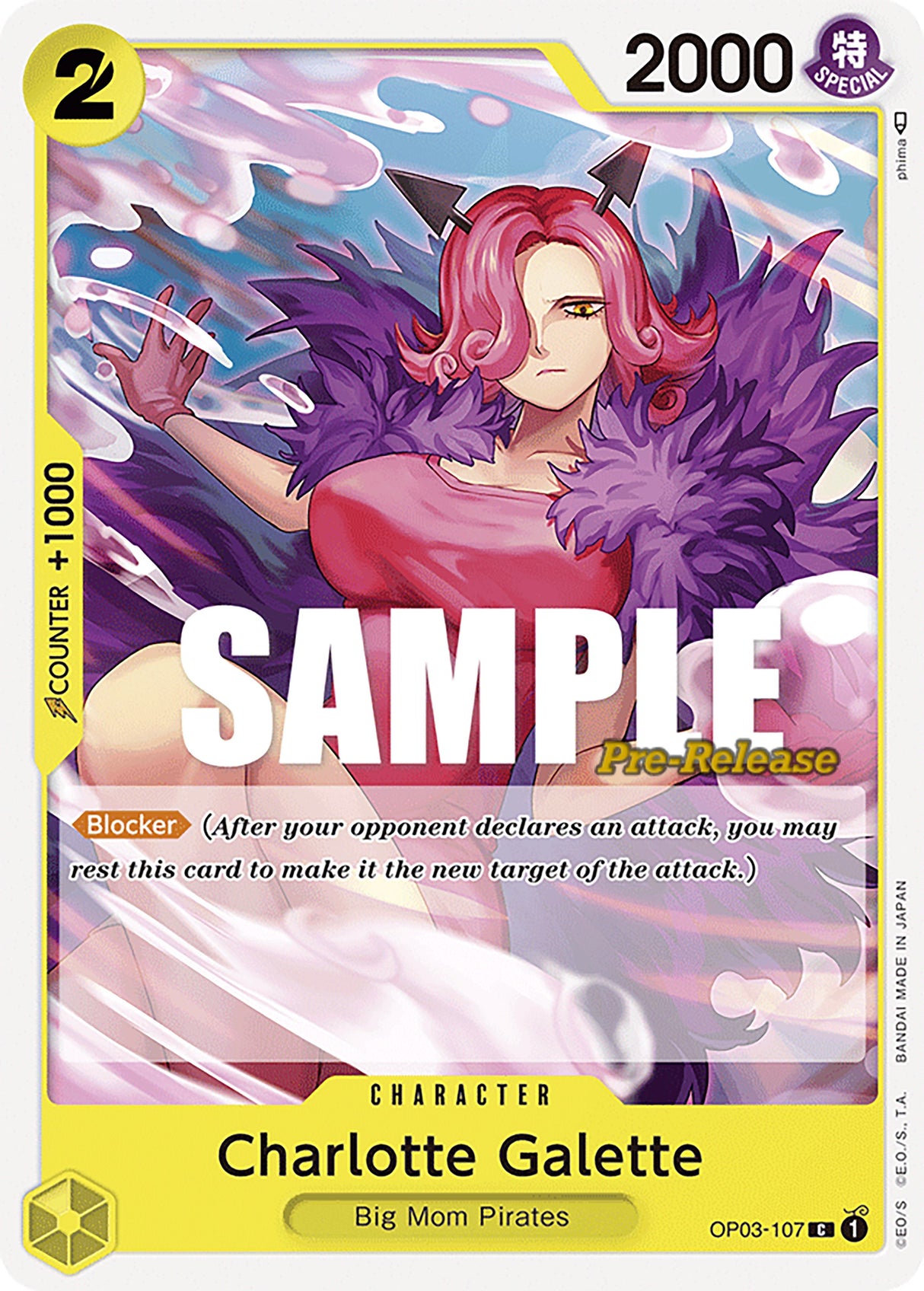 Charlotte Galette [Pillars of Strength Pre-Release Cards] op03-107