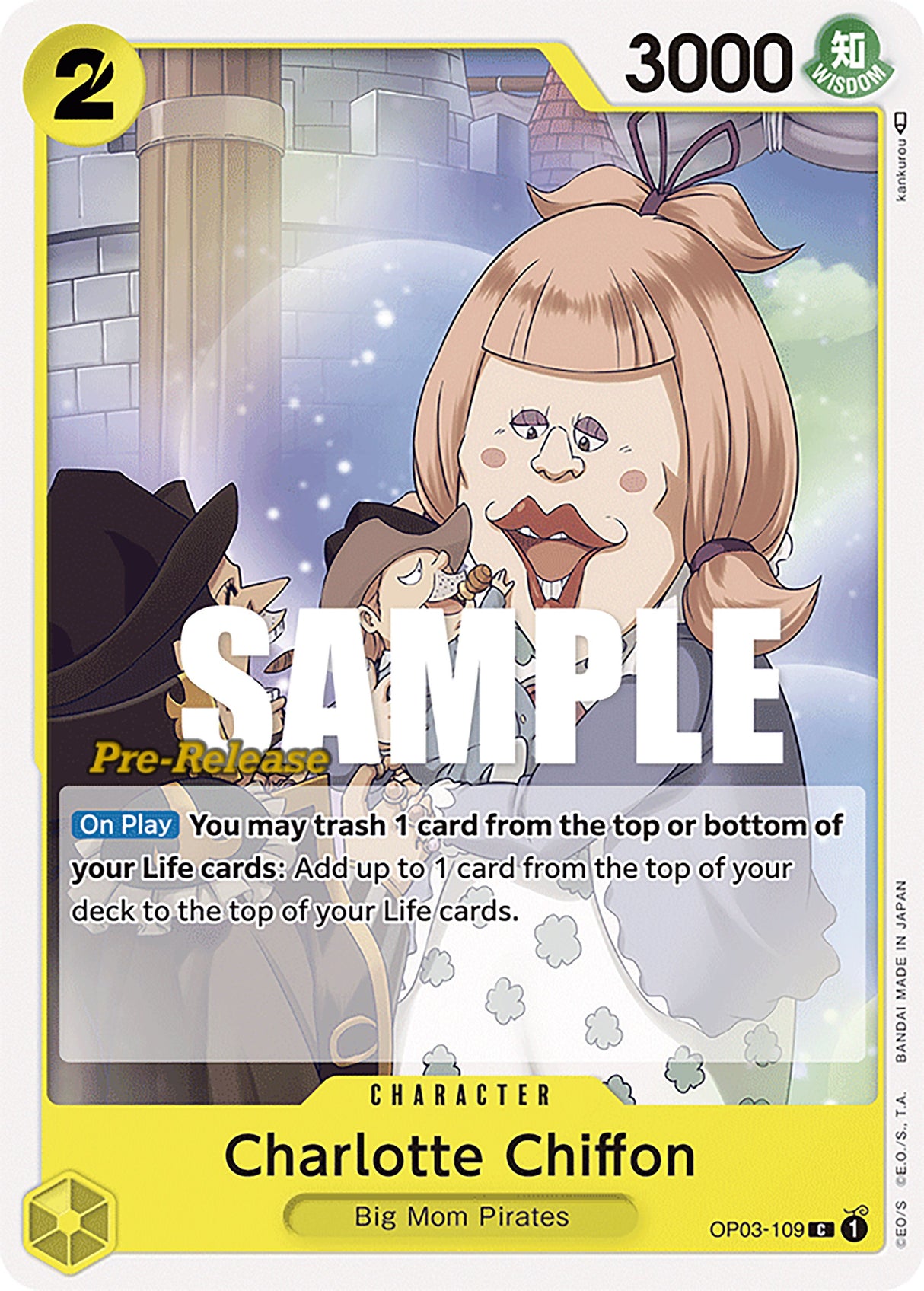 Charlotte Chiffon [Pillars of Strength Pre-Release Cards] op03-109
