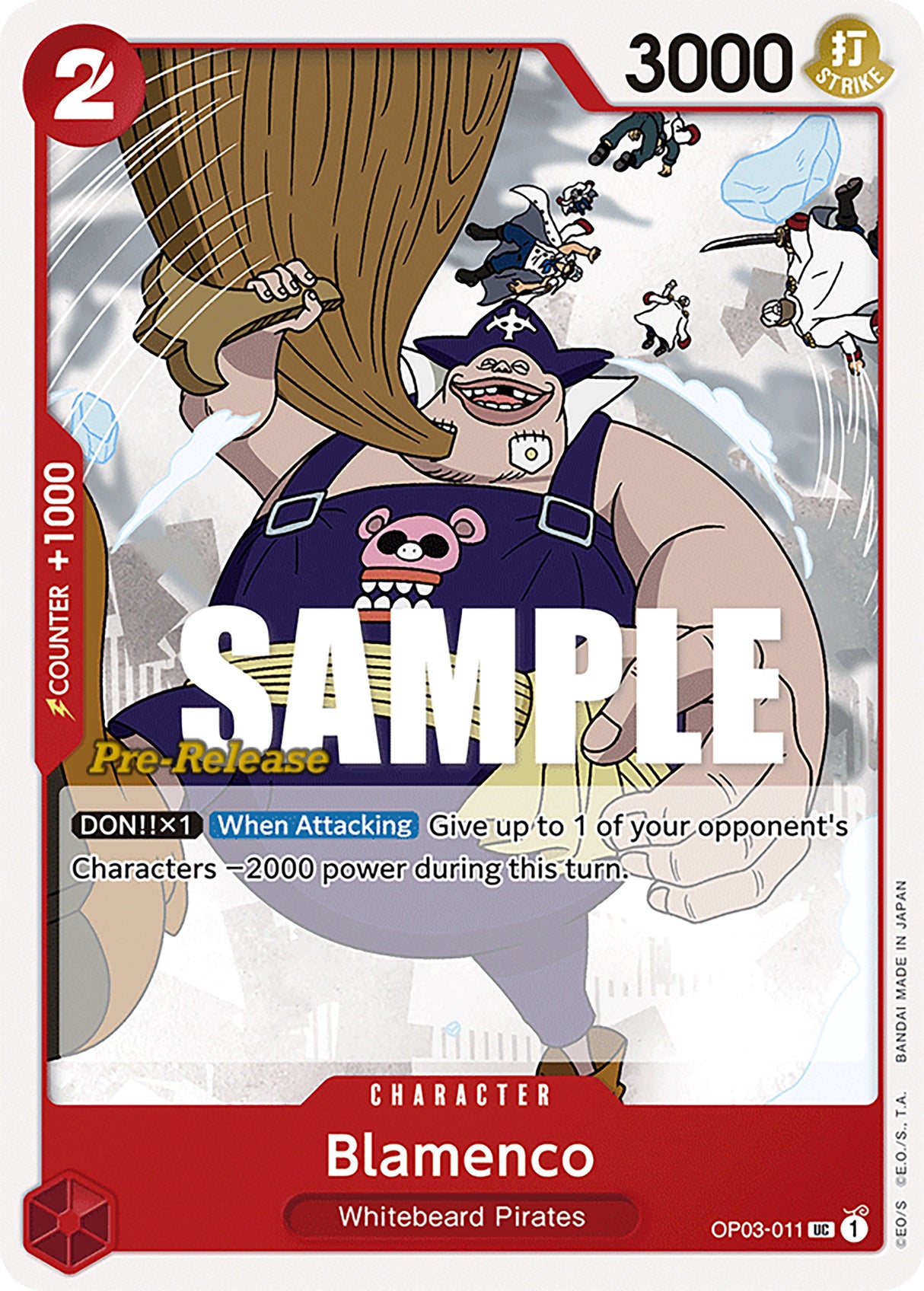 Blamenco [Pillars of Strength Pre-Release Cards] op03-011