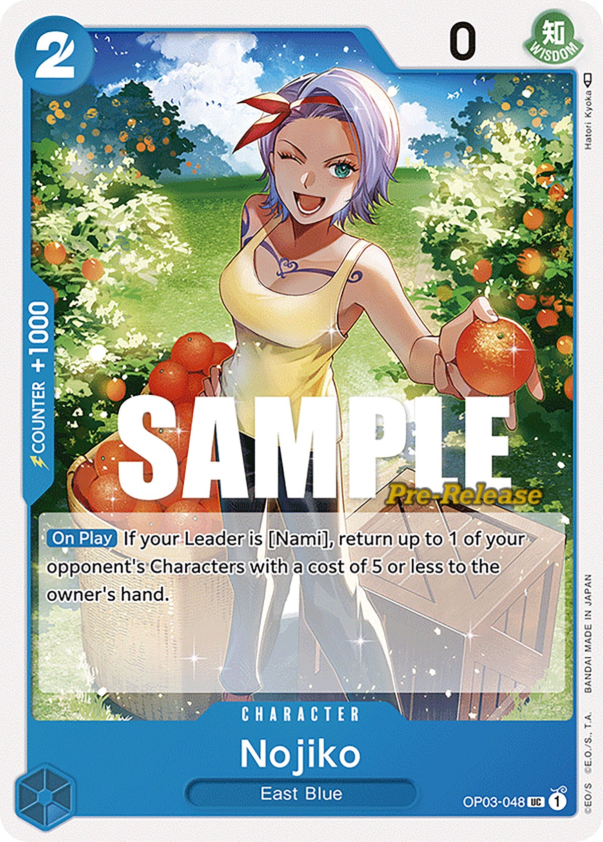 Nojiko [Pillars of Strength Pre-Release Cards] op03-048