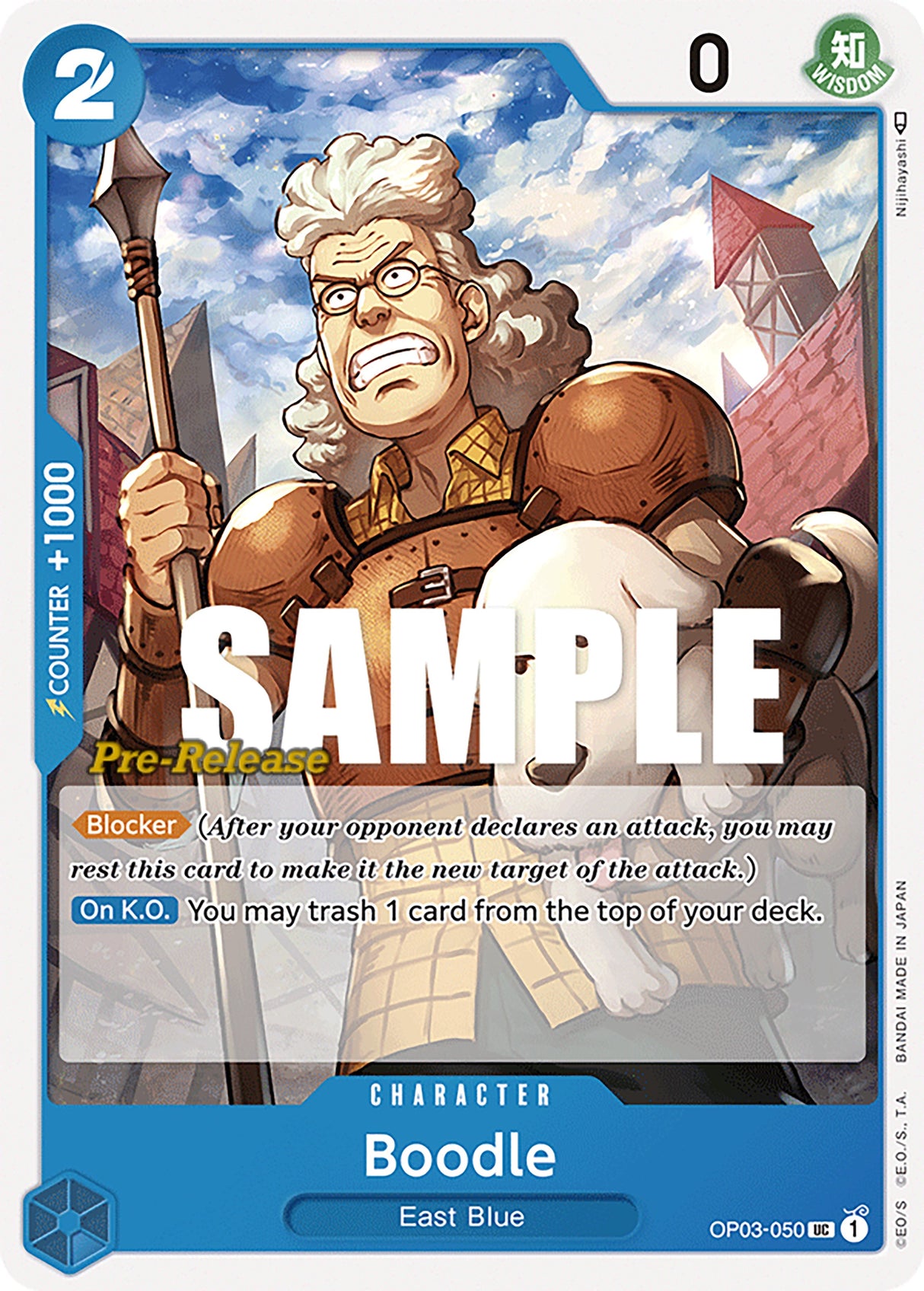 Boodle [Pillars of Strength Pre-Release Cards] op03-050