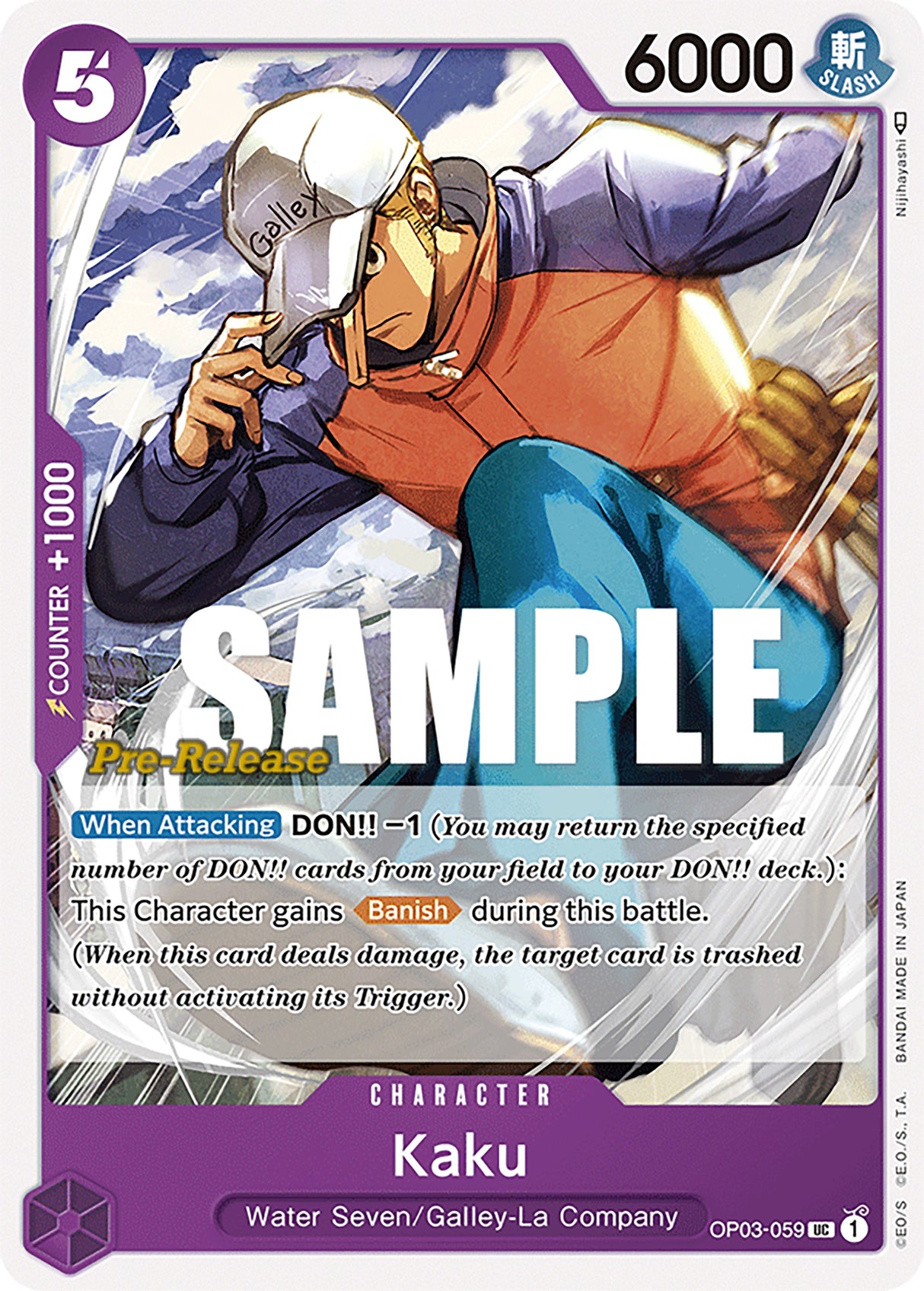 Kaku [Pillars of Strength Pre-Release Cards] op03-059